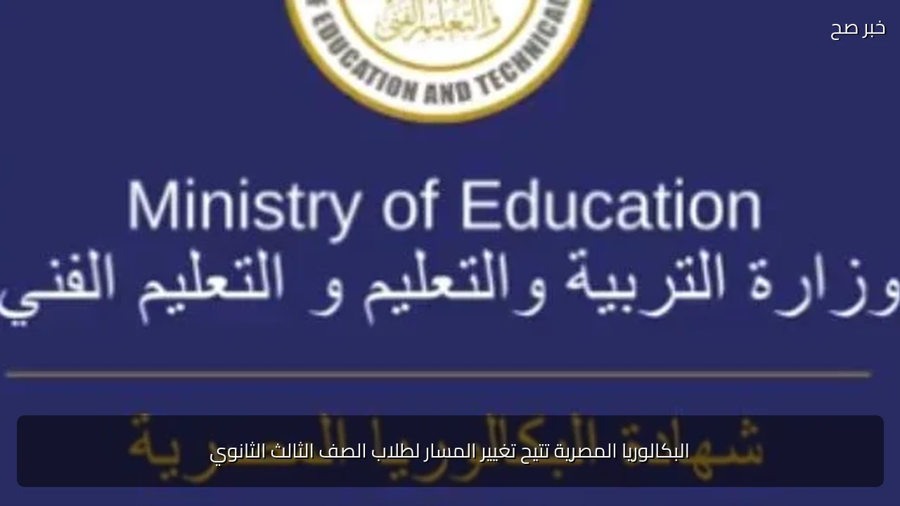 البكالوريا المصرية تتيح تغيير المسار لطلاب الصف الثالث الثانوي