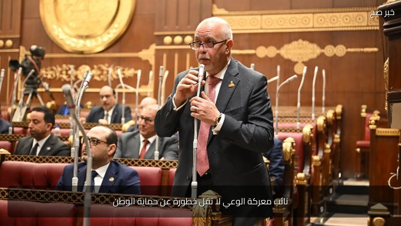 نائب معركة الوعي لا تقل خطورة عن حماية الوطن