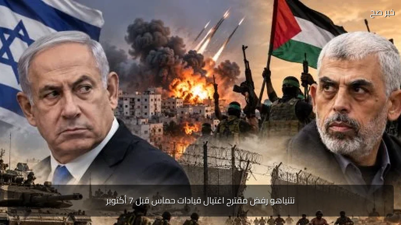 نتنياهو رفض مقترح اغتيال قيادات حماس قبل 7 أكتوبر