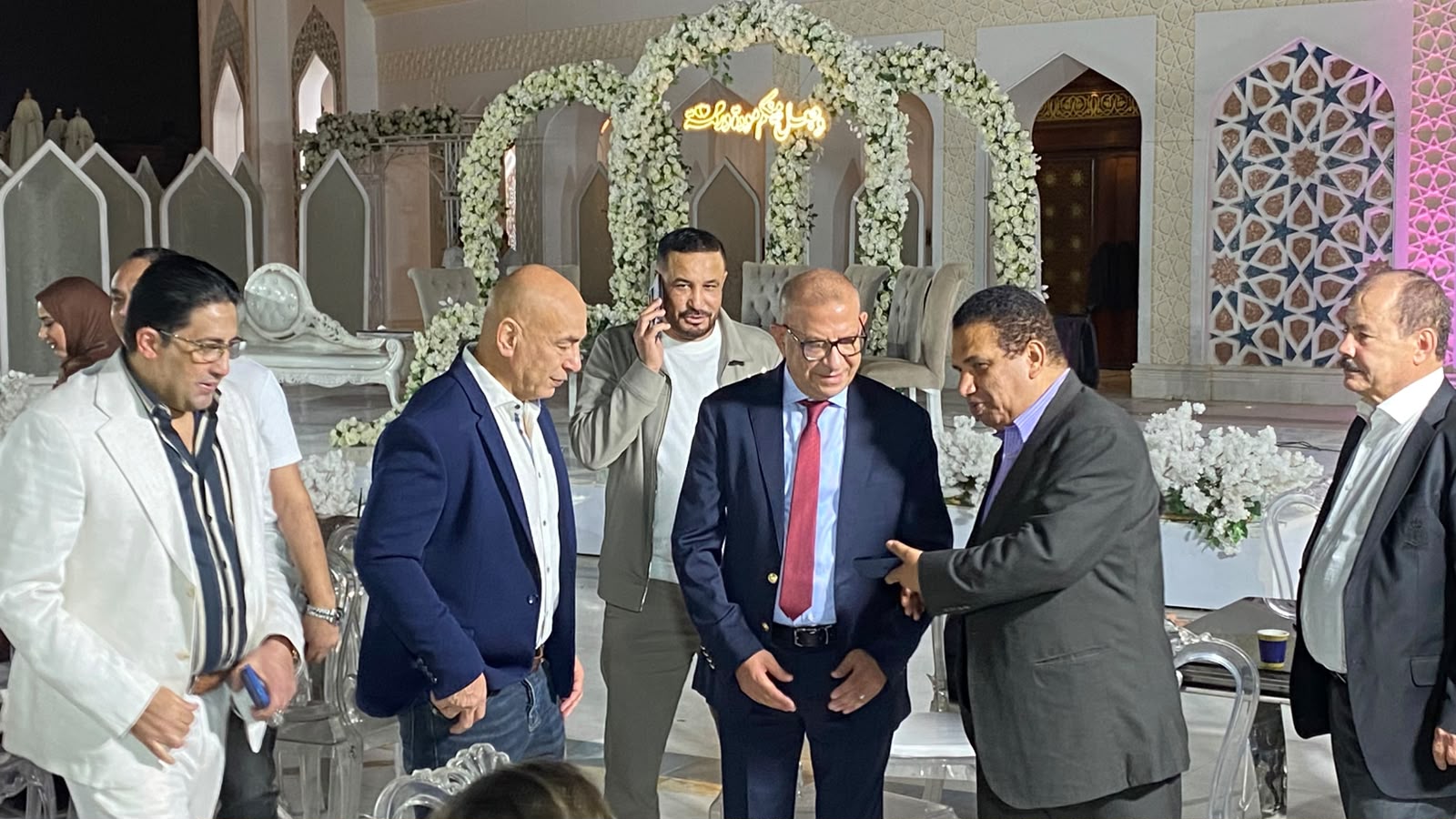نجوم الرياضة والمجتمع في زفاف نجل إبراهيم حسن نجوم الرياضة والمجتمع في زفاف نجل إبراهيم حسن