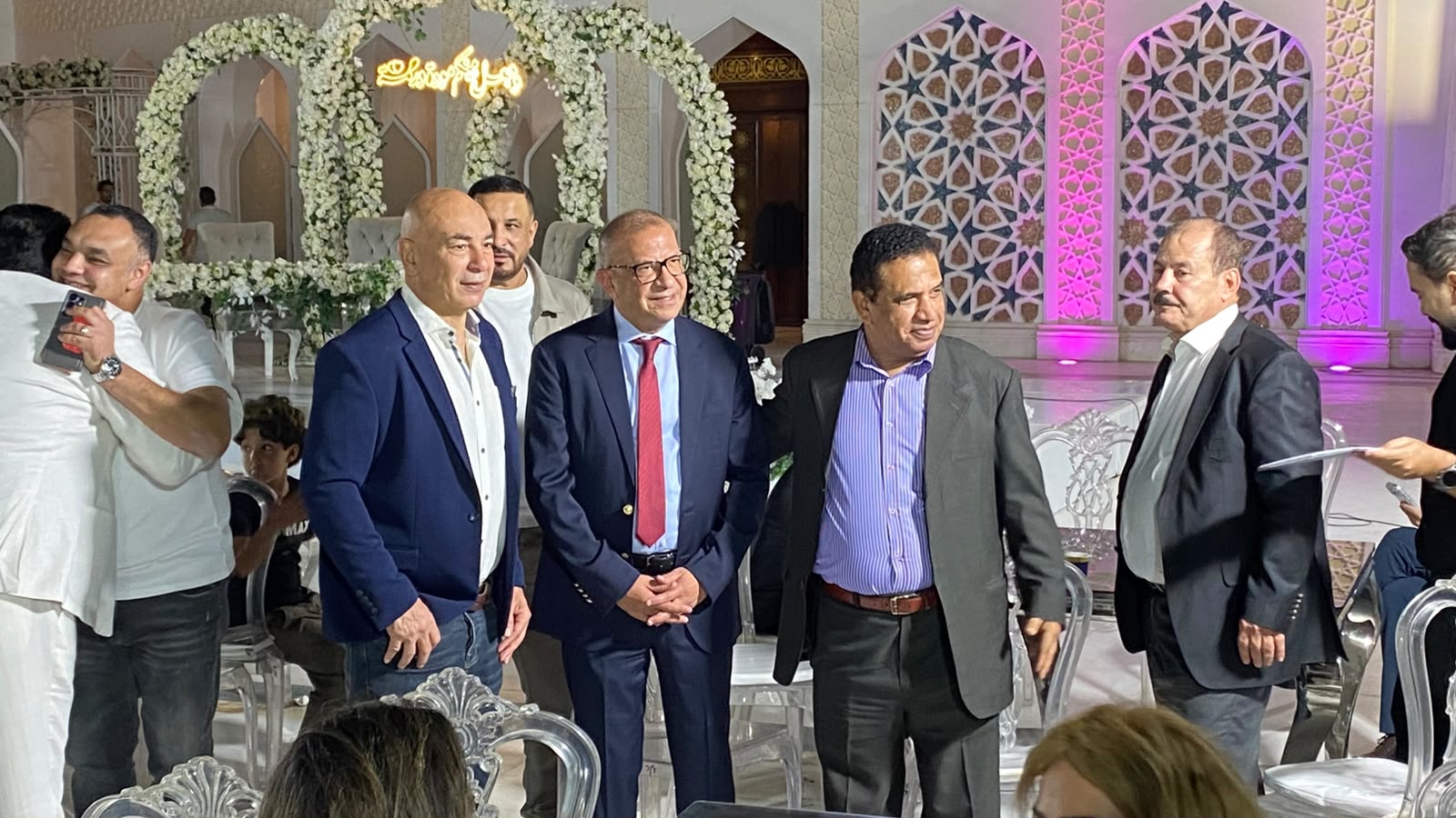 نجوم الرياضة والمجتمع في زفاف نجل إبراهيم حسن نجوم الرياضة والمجتمع في زفاف نجل إبراهيم حسن