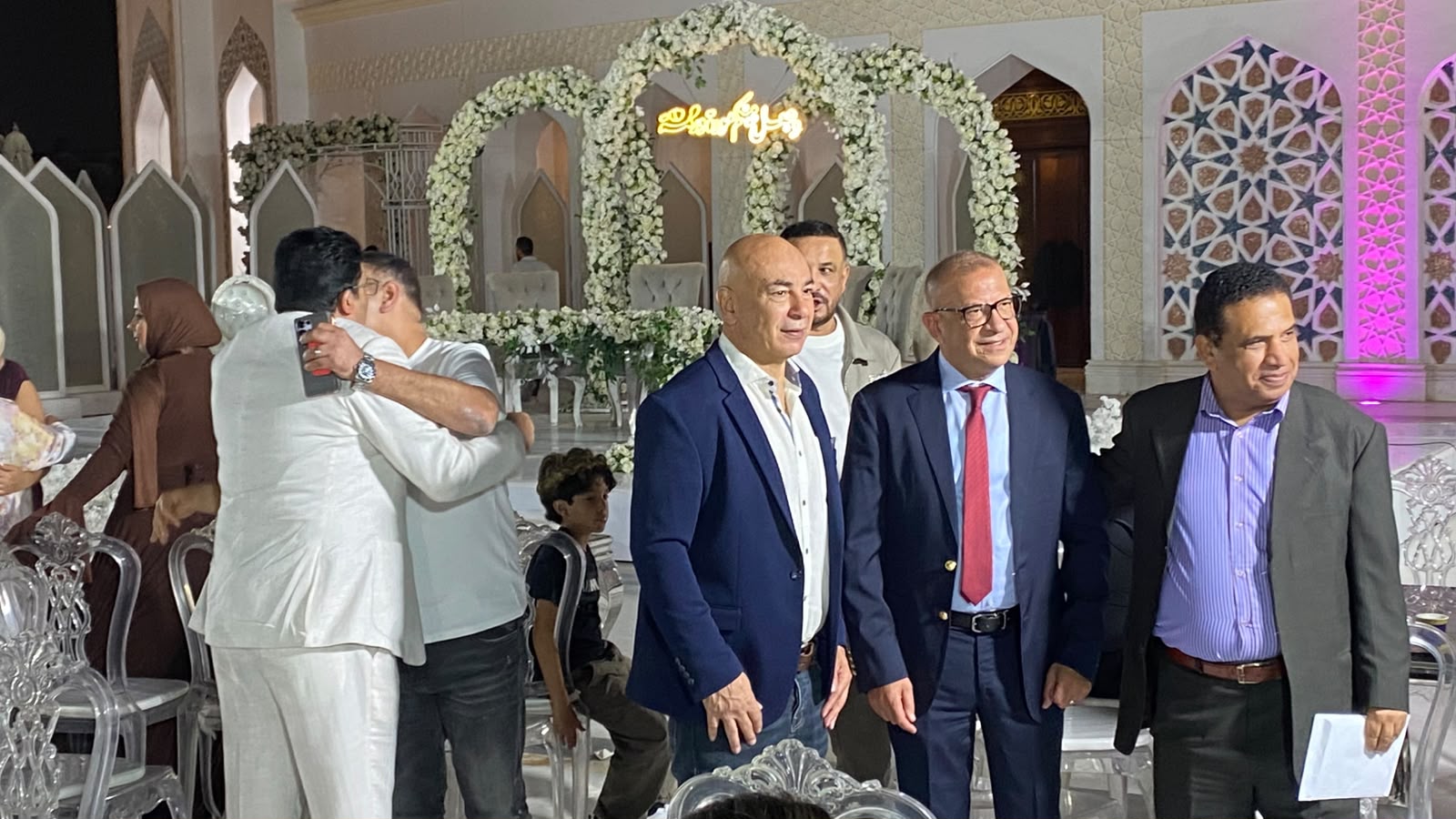 نجوم الرياضة والمجتمع في زفاف نجل إبراهيم حسن نجوم الرياضة والمجتمع في زفاف نجل إبراهيم حسن