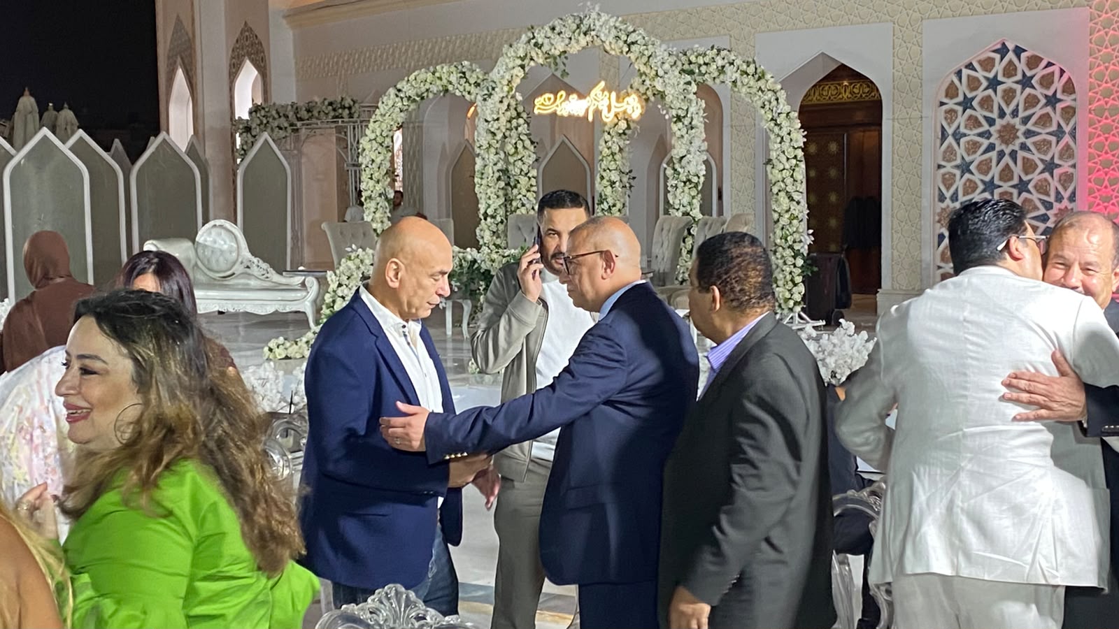 نجوم الرياضة والمجتمع في زفاف نجل إبراهيم حسن نجوم الرياضة والمجتمع في زفاف نجل إبراهيم حسن