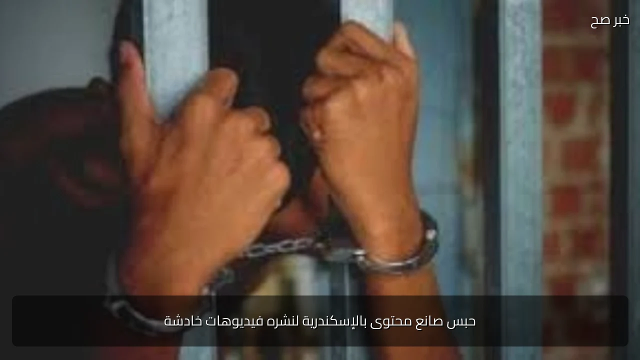 حبس صانع محتوى بالإسكندرية لنشره فيديوهات خادشة