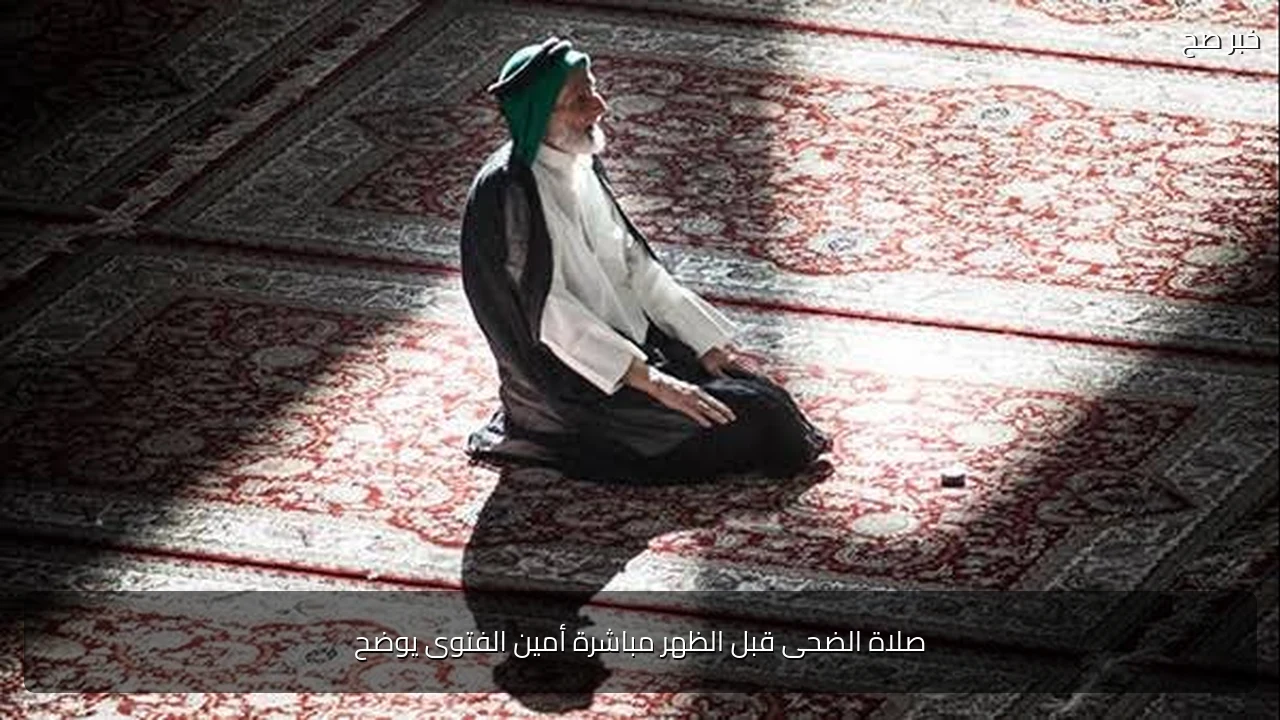 صلاة الضحى قبل الظهر مباشرة أمين الفتوى يوضح