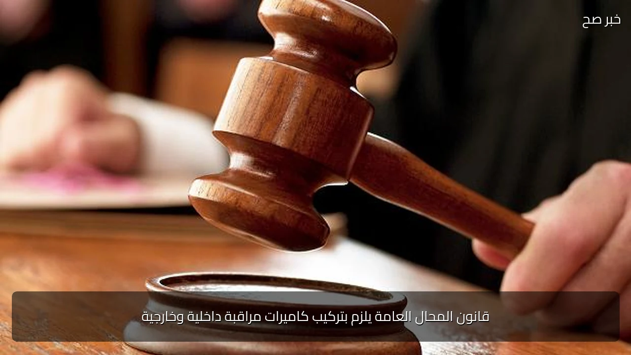 قانون المحال العامة يلزم بتركيب كاميرات مراقبة داخلية وخارجية