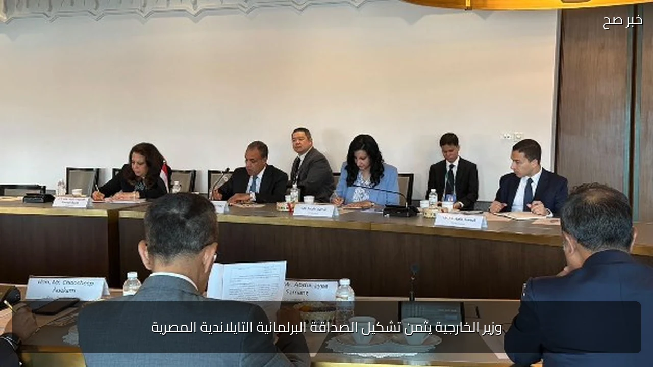 وزير الخارجية يثمن تشكيل الصداقة البرلمانية التايلاندية المصرية