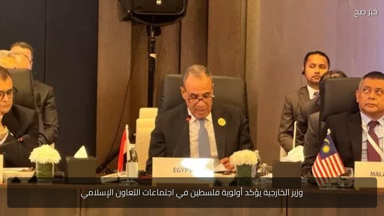 وزير الخارجية يؤكد أولوية فلسطين في اجتماعات التعاون الإسلامي