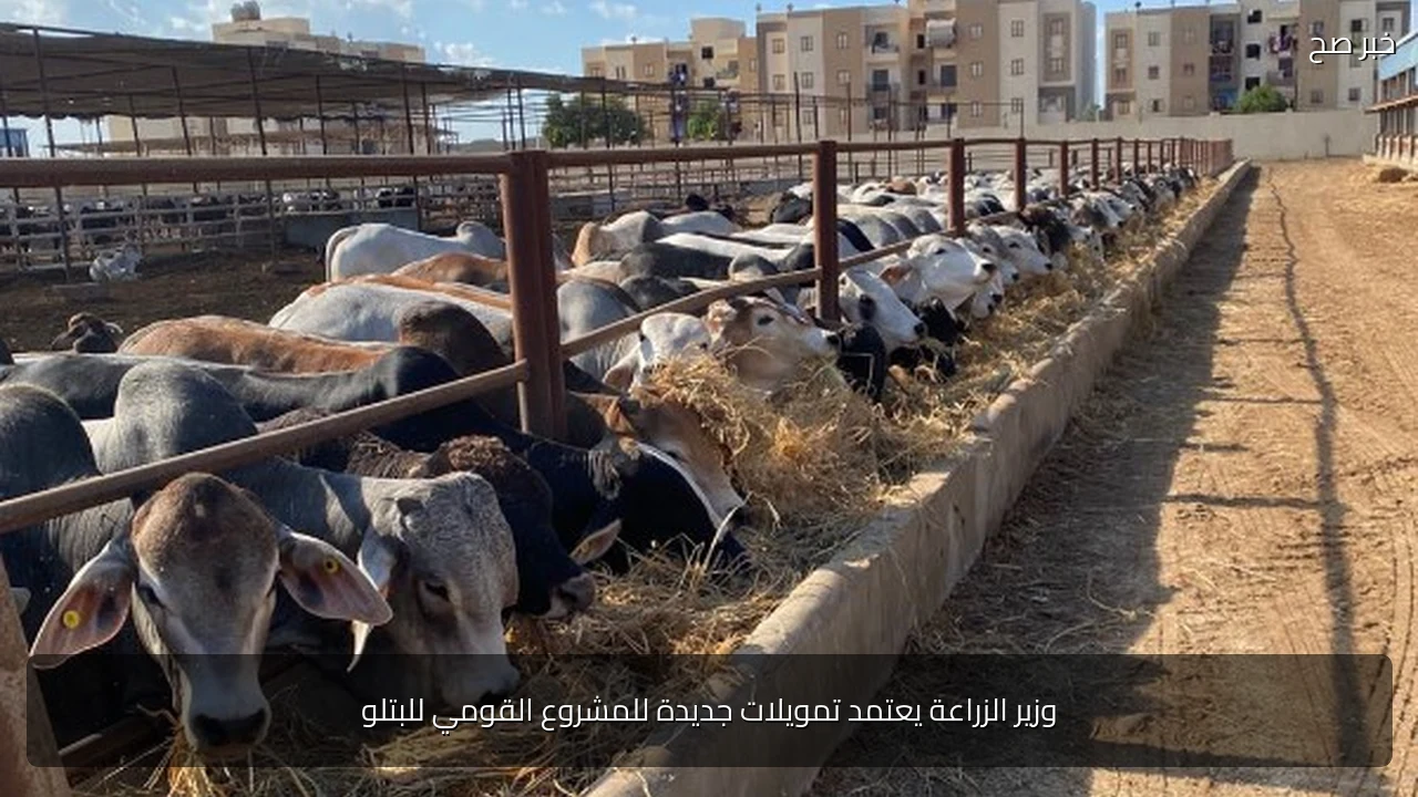 وزير الزراعة يعتمد تمويلات جديدة للمشروع القومي للبتلو
