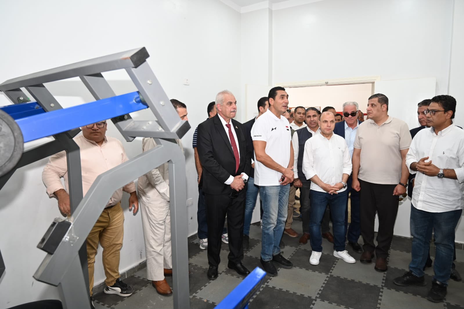 وزير الشباب ومحافظ الغربية يتفقدان مركز نهطاي بزفتى وزير الشباب ومحافظ الغربية يتفقدان مركز نهطاي بزفتى