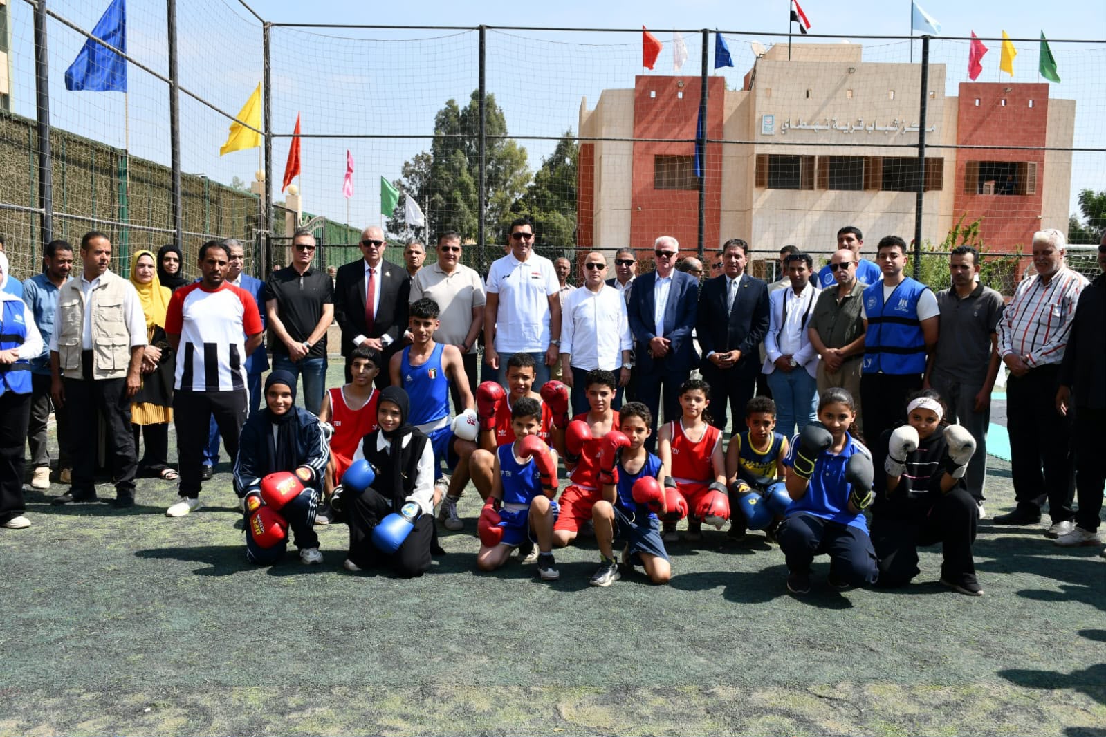 وزير الشباب ومحافظ الغربية يتفقدان مركز نهطاي بزفتى وزير الشباب ومحافظ الغربية يتفقدان مركز نهطاي بزفتى