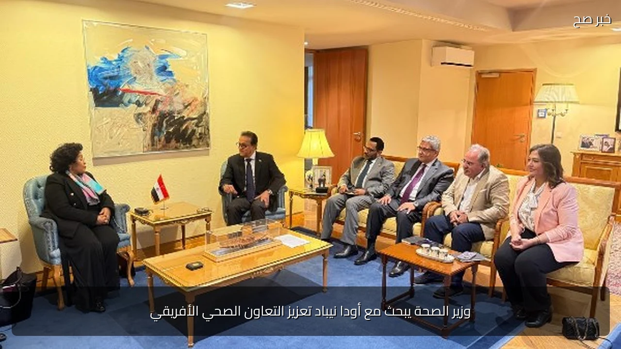 وزير الصحة يبحث مع أودا نيباد تعزيز التعاون الصحي الأفريقي