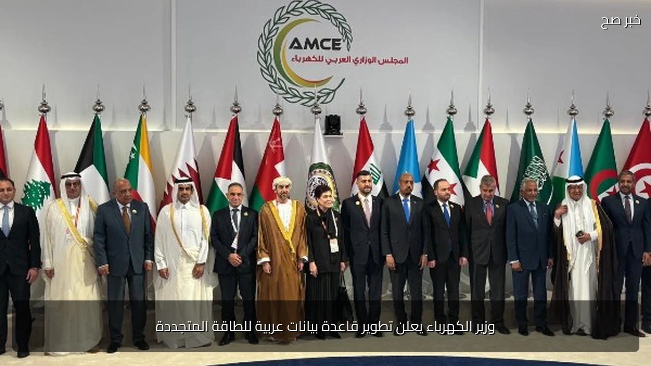 وزير الكهرباء يعلن تطوير قاعدة بيانات عربية للطاقة المتجددة
