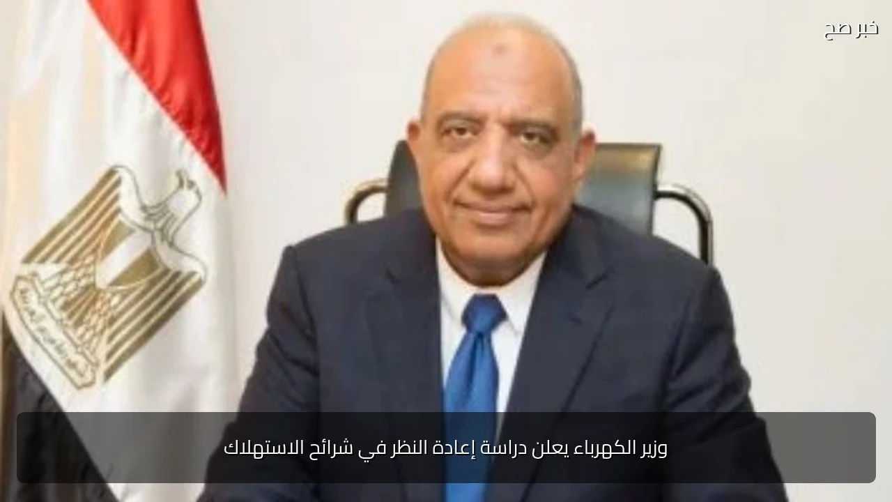 وزير الكهرباء يعلن دراسة إعادة النظر في شرائح الاستهلاك