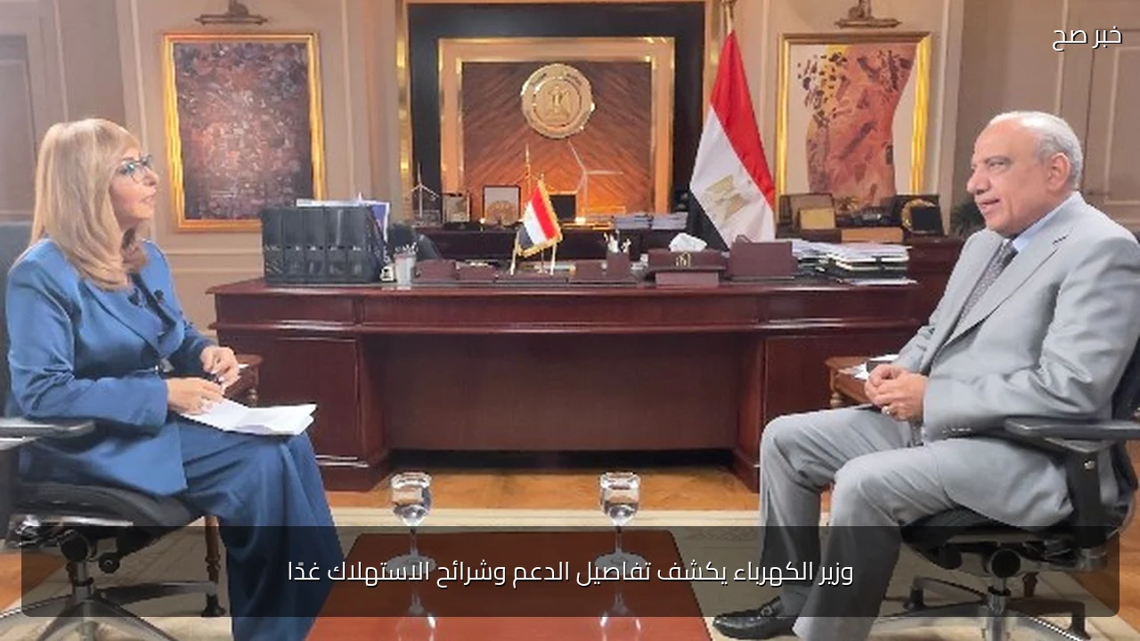 وزير الكهرباء يكشف تفاصيل الدعم وشرائح الاستهلاك غدًا