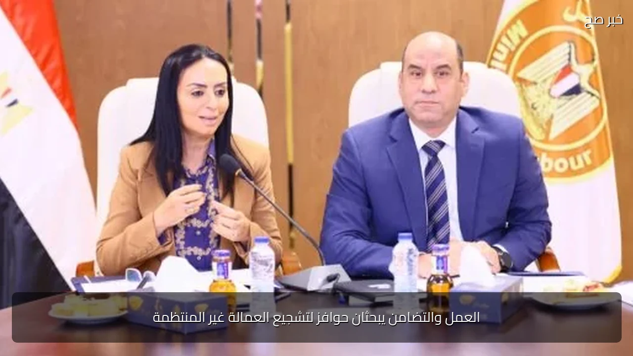 العمل والتضامن يبحثان حوافز لتشجيع العمالة غير المنتظمة