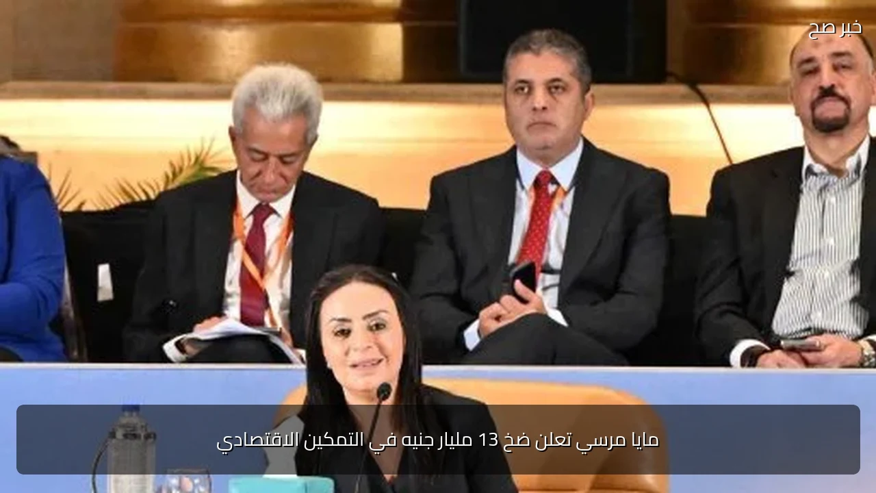 مايا مرسي تعلن ضخ 13 مليار جنيه في التمكين الاقتصادي