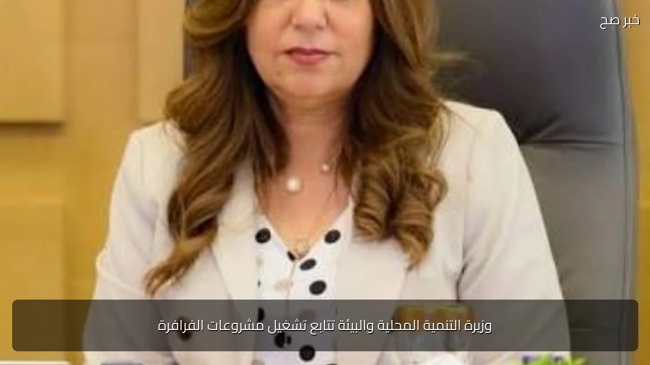 وزيرة التنمية المحلية والبيئة تتابع تشغيل مشروعات الفرافرة