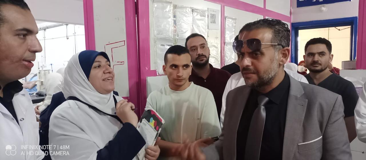 وكيل صحة الشرقية يتفقد مستشفى أولاد صقر لمتابعة الخدمات وكيل صحة الشرقية يتفقد مستشفى أولاد صقر لمتابعة الخدمات