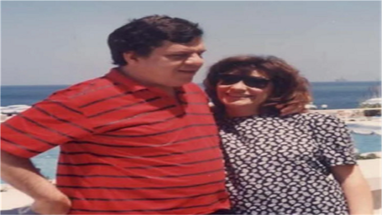 عمار الشريعي وزوجته