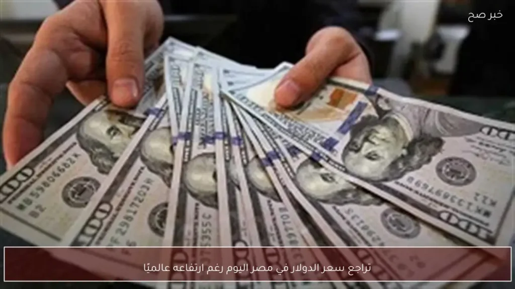 تراجع سعر الدولار في مصر اليوم رغم ارتفاعه عالميًا