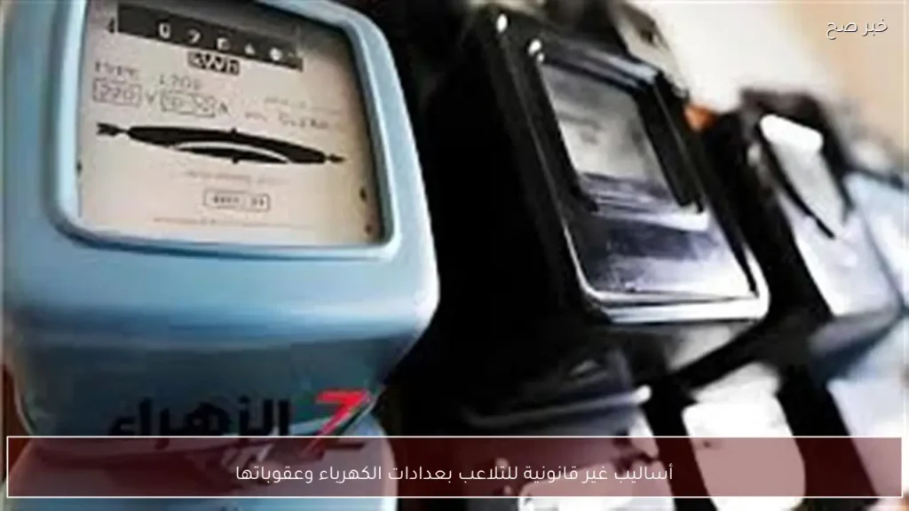 أساليب غير قانونية للتلاعب بعدادات الكهرباء وعقوباتها