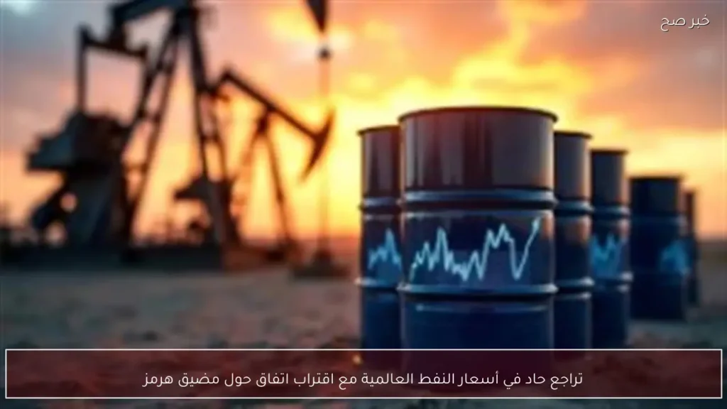 تراجع حاد في أسعار النفط العالمية مع اقتراب اتفاق حول مضيق هرمز