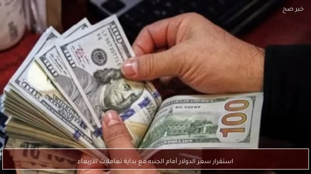 استقرار سعر الدولار أمام الجنيه مع بداية تعاملات الأربعاء