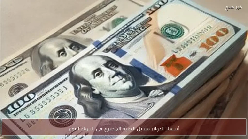أسعار الدولار مقابل الجنيه المصري في البنوك اليوم