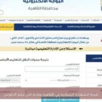 نتيجة الشهادة الإعدادية في القاهرة متاحة الآن برقم الجلوس