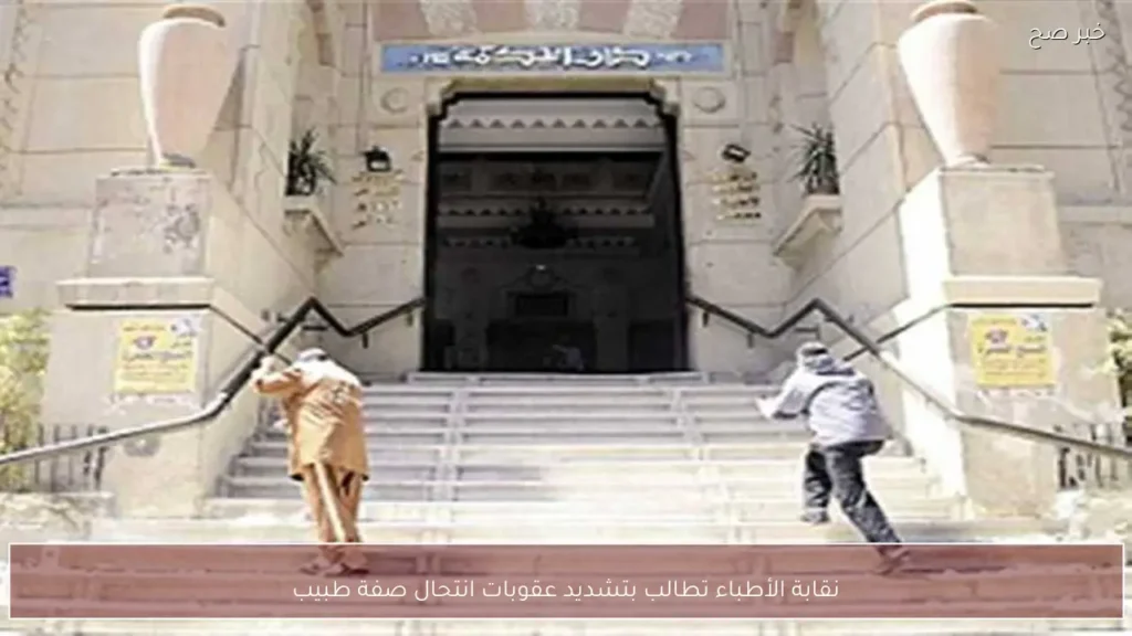 نقابة الأطباء تطالب بتشديد عقوبات انتحال صفة طبيب