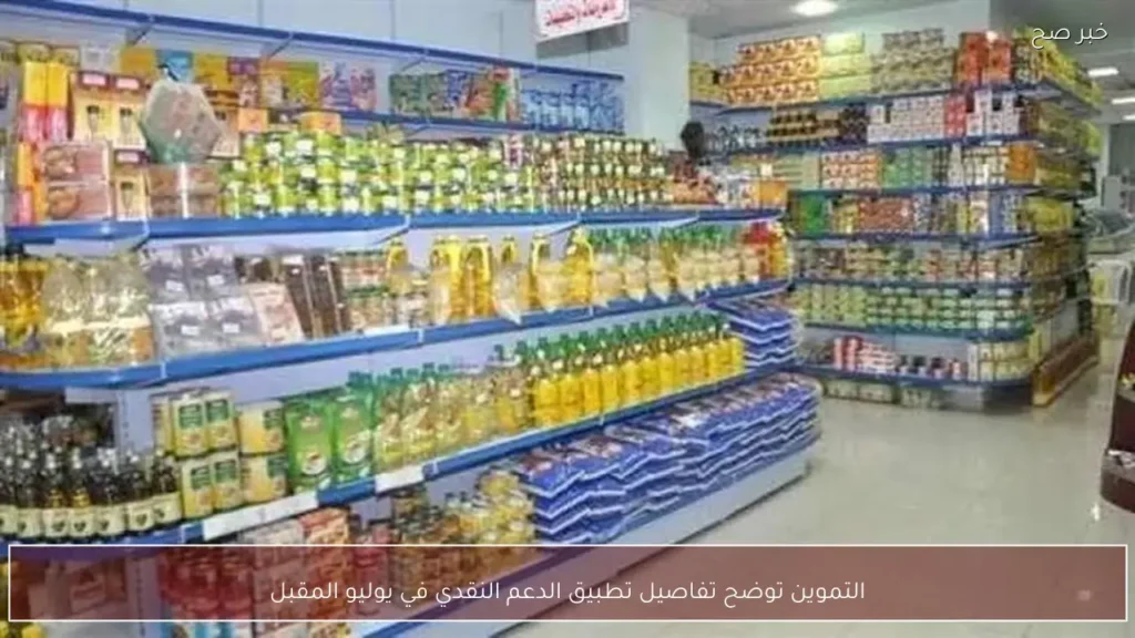 التموين توضح تفاصيل تطبيق الدعم النقدي في يوليو المقبل
