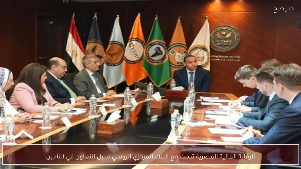 الرقابة المالية المصرية تبحث مع البنك المركزي الروسي سبل التعاون في التأمين