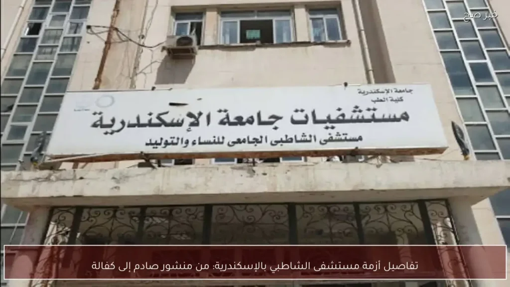 تفاصيل أزمة مستشفى الشاطبي بالإسكندرية: من منشور صادم إلى كفالة