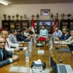 اجتماع الجمعية العمومية لشركة الأهلي بحضور الخطيب ومنصور