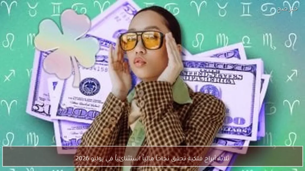 ثلاثة أبراج فلكية تحقق نجاحاً مالياً استثنائياً في يوليو 2026