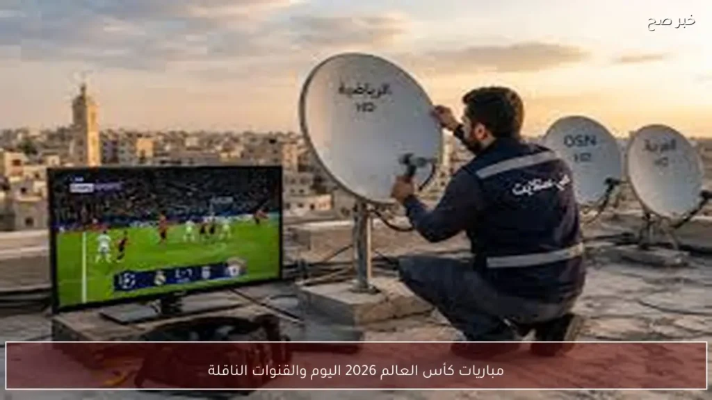 مباريات كأس العالم 2026 اليوم والقنوات الناقلة