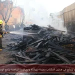 حريق يندلع في مخزن أخشاب بعزبة خيرالله ومحافظ القاهرة يتابع الإطفاء