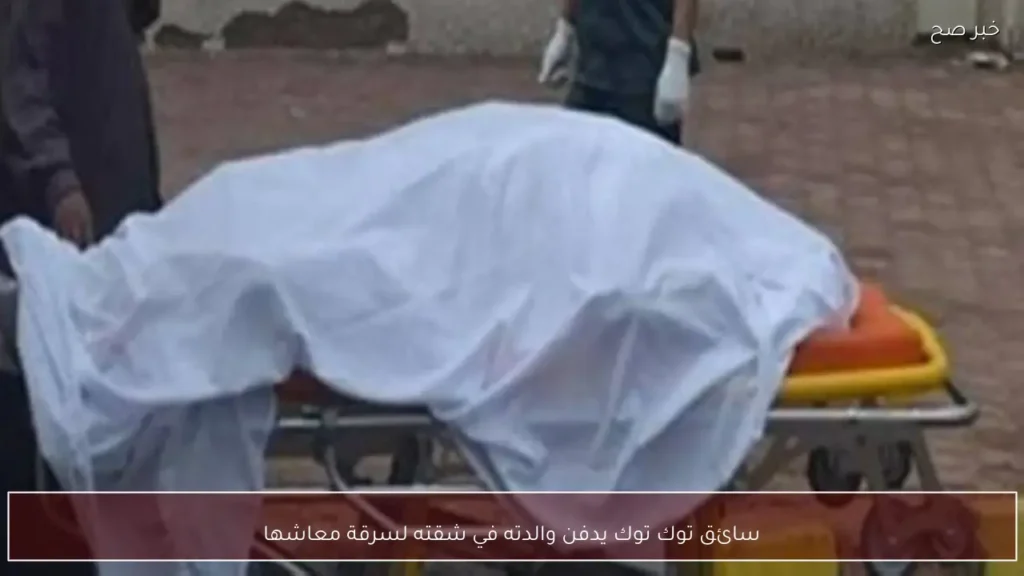 سائق توك توك يدفن والدته في شقته لسرقة معاشها