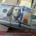 استقرار سعر الدولار عند 49.57 جنيه في بنك مصر