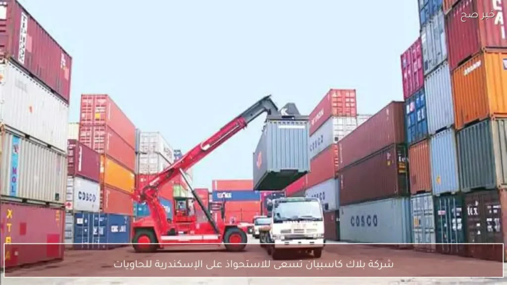 شركة بلاك كاسبيان تسعى للاستحواذ على الإسكندرية للحاويات