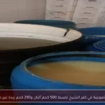 حملة تموينية في كفر الشيخ تضبط 500 كجم ألبان و290 كجم زبدة غير صالحة