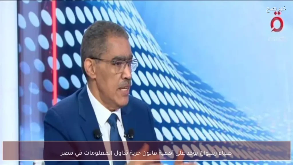 ضياء رشوان يؤكد على أهمية قانون حرية تداول المعلومات في مصر