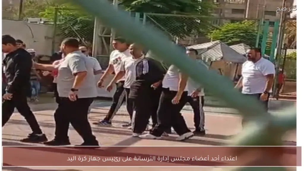 اعتداء أحد أعضاء مجلس إدارة الترسانة على رئيس جهاز كرة اليد
