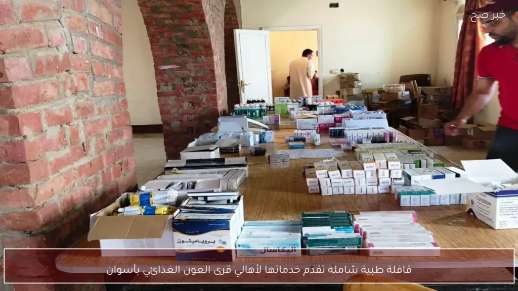 قافلة طبية شاملة تقدم خدماتها لأهالي قرى العون الغذائي بأسوان