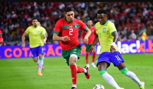 فريق المغرب والبرازيل فريق المغرب والبرازيل