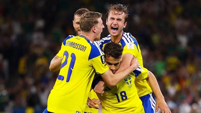 لاعب السويد يرفض الاحتفال بهدفه أمام تونس احتراما لجذوره