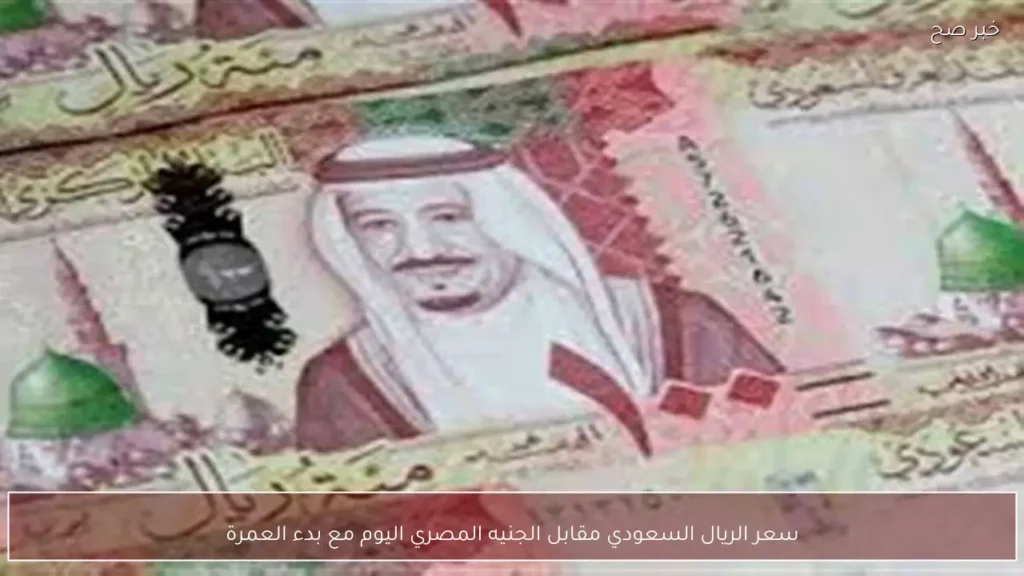 سعر الريال السعودي مقابل الجنيه المصري اليوم مع بدء العمرة