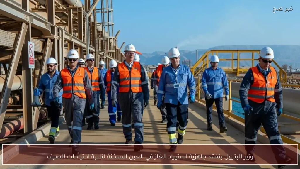 وزير البترول يتفقد جاهزية استيراد الغاز في العين السخنة لتلبية احتياجات الصيف
