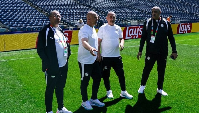 منتخب مصر يتفقد ملعب مباراة بلجيكا قبل انطلاق مشواره في كأس العالم 2026 منتخب مصر يتفقد ملعب مباراة بلجيكا قبل انطلاق مشواره في كأس العالم 2026